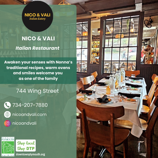 Nico and Vali Downtown Plymouth 48170