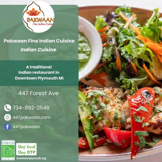 Pakwaan Fine Indian Cuisine Downtown Plymouth 48170